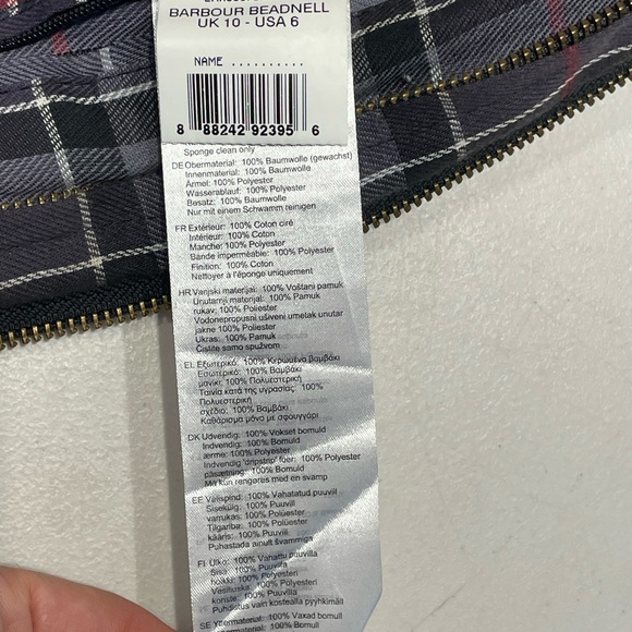 Barbour Beadnell Women’s size 6 waxed canvas Jacket - Picture 3 of 16